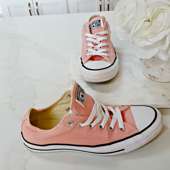CONVERSE Chuck TAYLOR PINK SNEAKERS SZ 8 - Picture 2 of 8